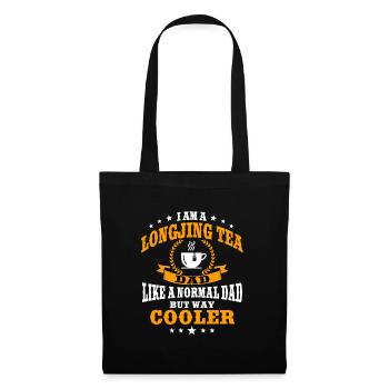Longjing Tee Dad Outfit Father's Day - Tote Bag - black - Front