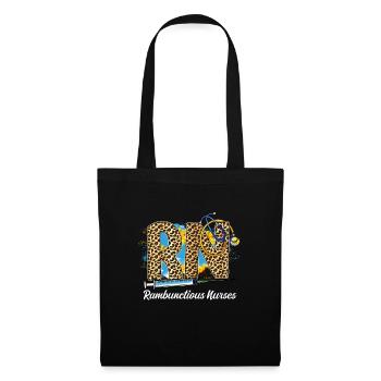 Cadeau d’humour d’infirmière autorisée - Sac en tissu - noir - Devant