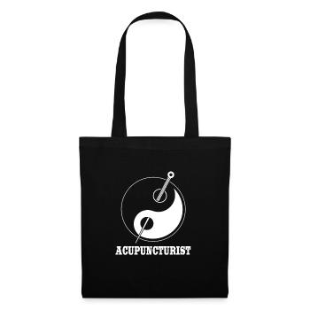 Acupuncteur Yin Yang Acupuncture - Sac en tissu - noir - Devant
