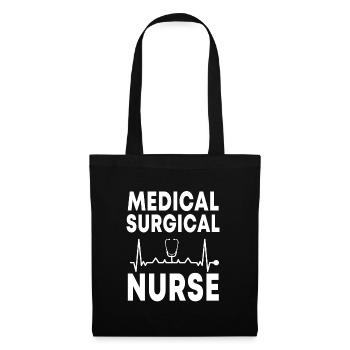 Medical Surgical Nurse Outfit - Tote Bag - black - Front
