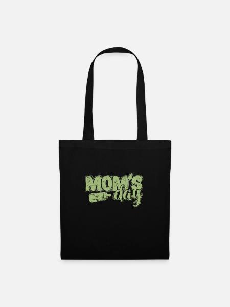 Mom's Day Mami Mutter - Stoffbeutel - Schwarz