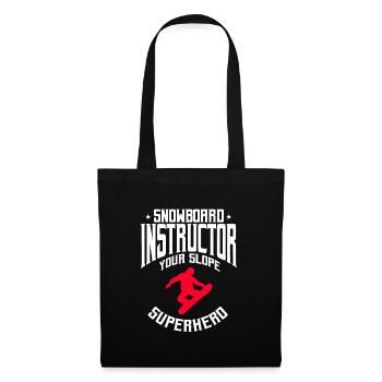 Funny Ski Instructor Saying Shirt - Tote Bag - black - Front