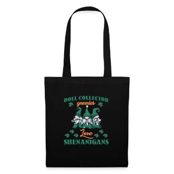 Doll Collector St. Patrick's Day Shirt - Tote Bag - black - Front