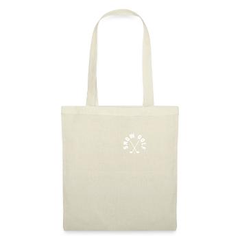 Snow Golf Brusttaschen Design - Stoffbeutel - Natur - Vorne