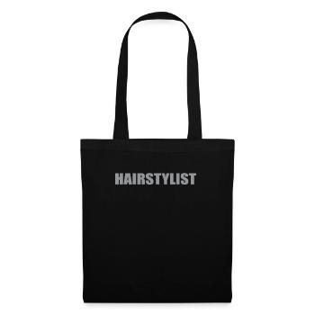 Hairstylist Brief Outfit Hairdresser - Tote Bag - black - Front