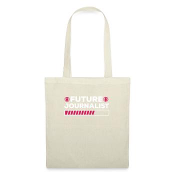 Future Journalist Shirt Media Journalism - Sac en tissu - nature - Devant