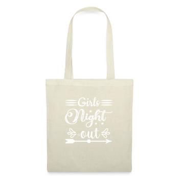 Soirée entre filles pour les filles Soirée festive - Sac en tissu - nature - Devant
