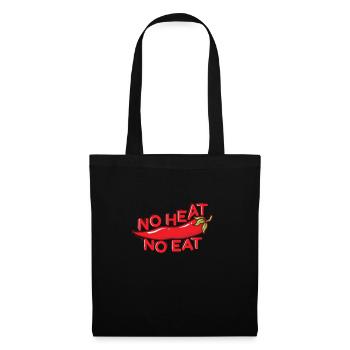 no Heat no eat Chili Spice - Tote Bag - black - Front