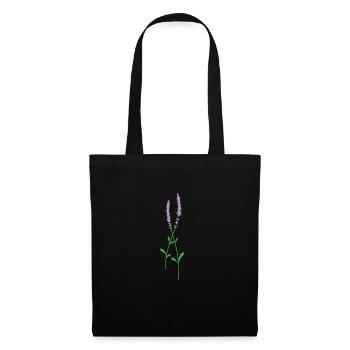 Purple Lavender Herbs Plant - Tote Bag - black - Front