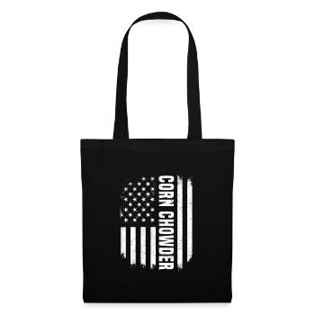 Soupe de maïs américaine - Sac en tissu - noir - Devant