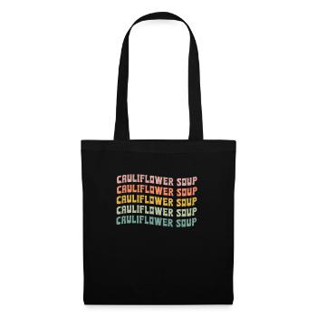 Cauliflower soup - Tote Bag - black - Front