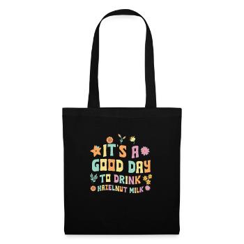 Hazelnut milk - Tote Bag - black - Front
