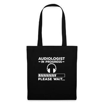 Tenue d’étudiant en audiologie - Sac en tissu - noir - Devant