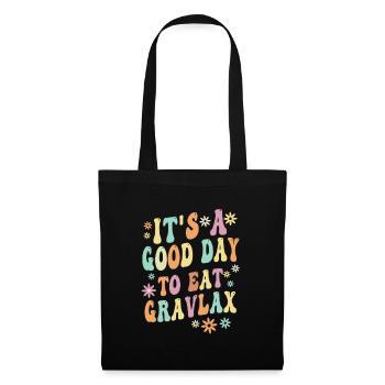 Cadeau d’amant Gravlax - Sac en tissu - noir - Devant