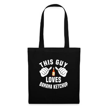 Banana Ketchup Type - Tote Bag - black - Front