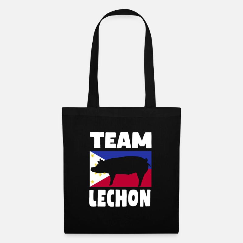 Team Lechon Philippinen - Stoffbeutel - Schwarz