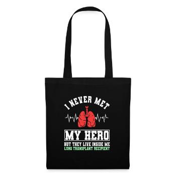 Outfit for Lung Transplant Survivors - Tote Bag - black - Front