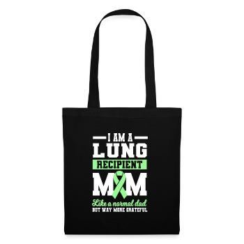 TransplaLung Transplant Mom - Tote Bag - black - Front