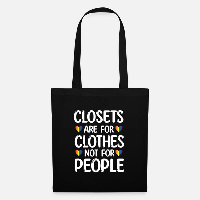 LGBTQ Rechte Geschenk - Stoffbeutel - Schwarz