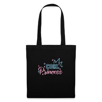 Cool Princess Hobby Schönheit Mädchen - Stoffbeutel - Schwarz - Vorne