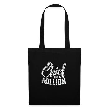 A Chief in a Million - Stoffbeutel - Schwarz - Vorne