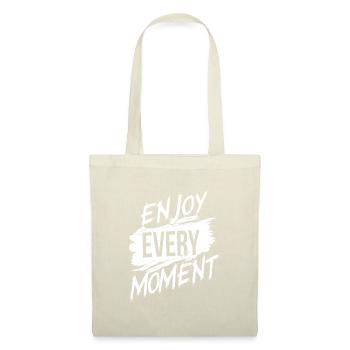 Profitez de chaque instant - Sac en tissu - nature - Devant