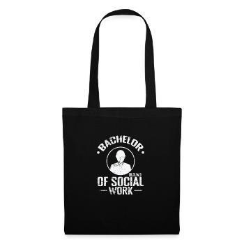 Bachelor of Social Work Sozialarbeit - Tote Bag - black - Front