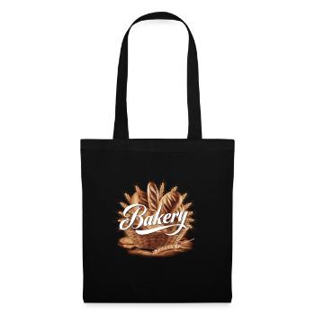 Bäcker Bäckerei - Stoffbeutel - Schwarz - Vorne