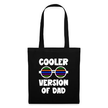 Version plus cool de Papa drôle Papa et Enfants Citations - Sac en tissu - noir - Devant