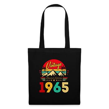 Retro Vintage Limited Edition Born in 1965 - Stoffbeutel - Schwarz - Vorne