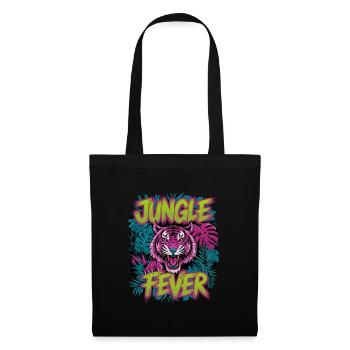 Jungle Fever Tiger für einen Tiger Liebhaber - Stoffbeutel - Schwarz - Vorne