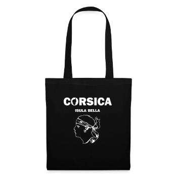 Corsica Isula Bella Corse Pirate France - Stoffbeutel - Schwarz - Vorne
