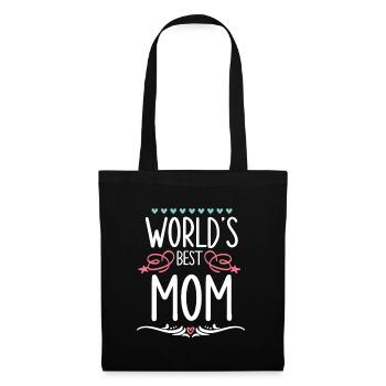 Mama Muttertag Geschenkidee Schwanger - Stoffbeutel - Schwarz - Vorne