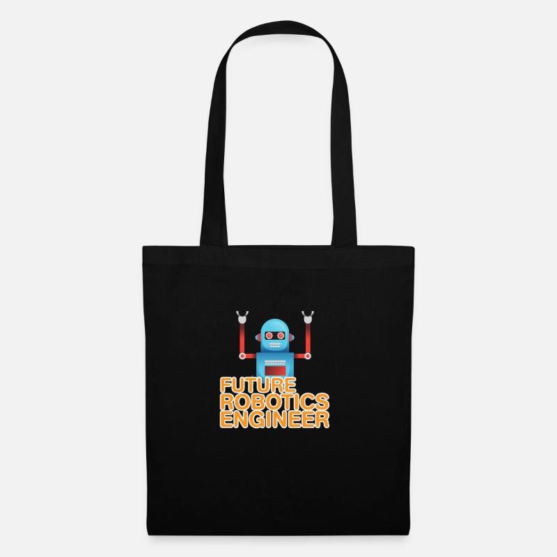 Future robotics engineer - Roboter - Stoffbeutel - Schwarz