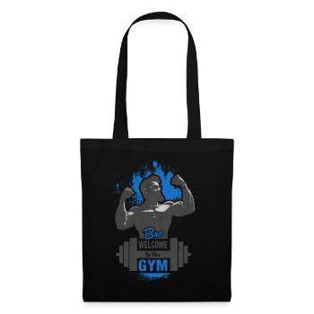 Bro, Welcome To The Gym - hell - Tote Bag - black - Front
