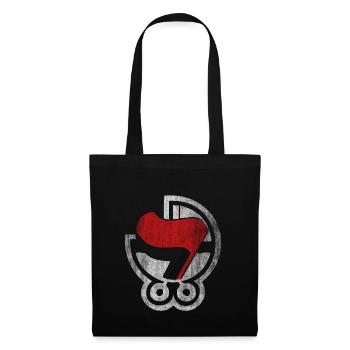 action bébé anti-fasciste - Sac en tissu - noir - Devant