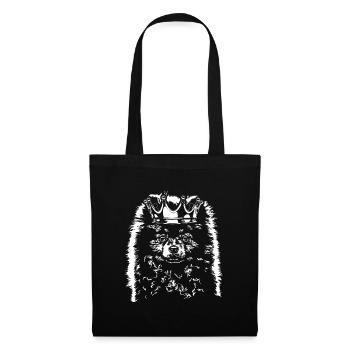 ZWERGSPITZ Pomeranian Krone Dogs Dog Wilsigns - Tote Bag - black - Front