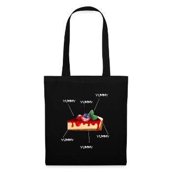 cheesecake yummy cheesecake - Tote Bag - black - Front