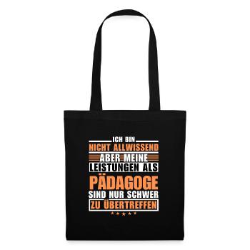 Unmatched achievement as an educator - Tote Bag - black - Front