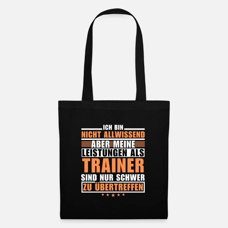 Unmatched performance as a coach - Tote Bag - black