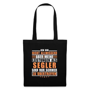 Unmatched performance as a sailor - Tote Bag - black - Front