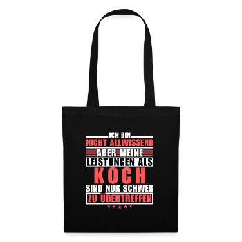 Unmatched performance as a chef - Tote Bag - black - Front