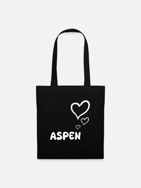 Aspen - Stoffbeutel - Schwarz