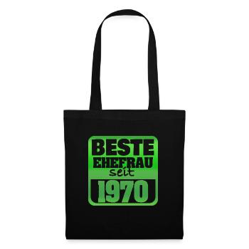 1970 - Sac en tissu - noir - Devant