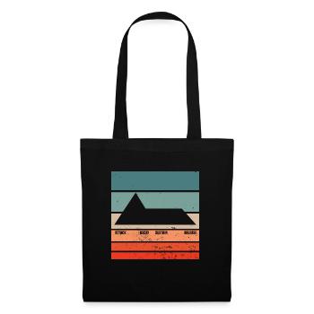 ADSR Modular Techno Festival Nerd Synthesizer - Tote Bag - black - Front