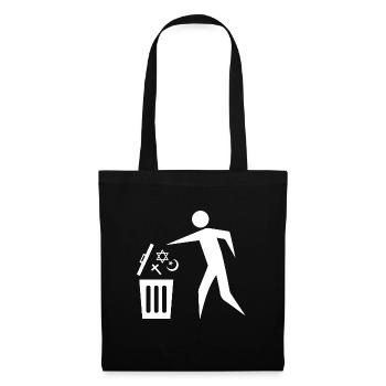 Trash Religion Rettet Den Planeten - Stoffbeutel - Schwarz - Vorne