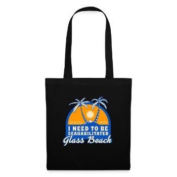 J’ai besoin d’être seahabilité Glass Beach été - Sac en tissu - noir - Devant