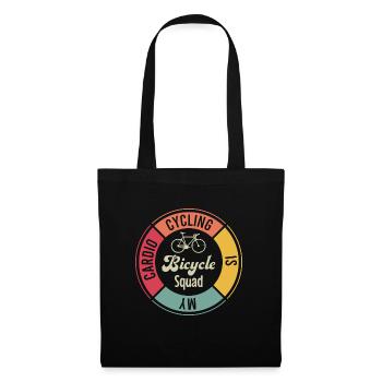 Bicycle Squad, mobilité, environnement, cyclisme - Sac en tissu - noir - Devant