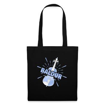 Violin for Baldur First Name Violin - Tote Bag - black - Front