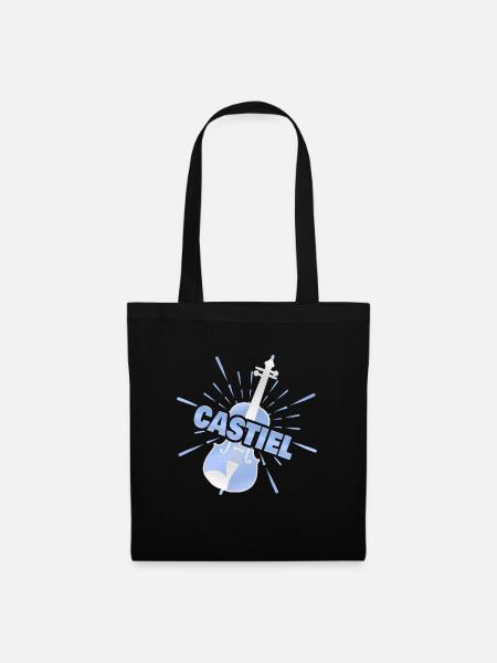 Geschenk für Castiel - Stoffbeutel - Schwarz